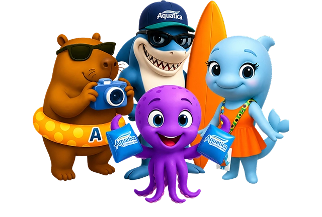 Mascotes do Aquática